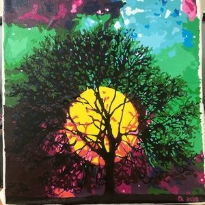 Original Unframed painting